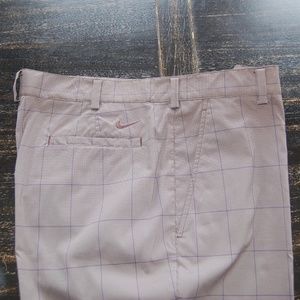 Nike Golf Dry-Fit Plaid pants size 36" inseam 32"